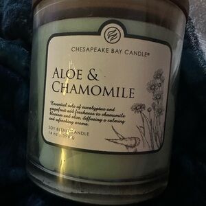 “Aloe and Chamomile “ candle from Chesapeake candle company